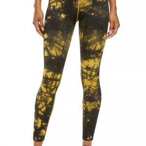 Good American Tie Dye Seamless High Waist Leggings Golden Olive Size 1/2 (S-M)